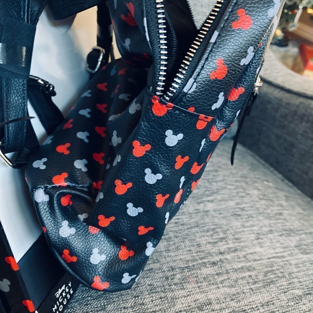 NWT Disney Mouse Print Mini Backpack - Picture 4 of 5